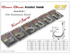 M&W Ocean ghost Jigging Hook (OGW-1) 