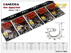 M&W PANDORA Slow Jigging Hook(PW-1)