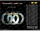 M&W Fluorocarbon Leader Line 50m，F0407