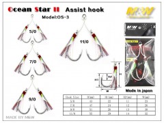 M&W Ocean Star II Assist hook(OS-3)