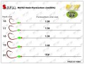 M&W MUTSU hook+Flurocarbon Line(50%)