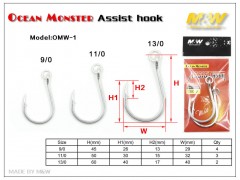 M&W Ocean Monster Assist hook