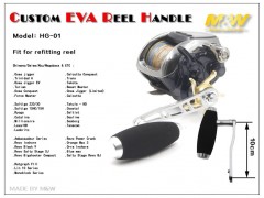 M&W Custom EVA Reel Handle