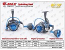 M&W G-MAX Spinning Reel, F0212