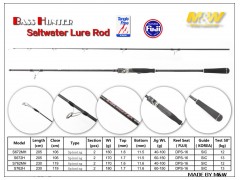 M&W BASS HUNTER Saltwater Lure Rod