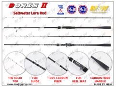 M&W DORIS II Salwater Lure Rod, F0041 M&W DORIS II Salwater Lure Rod, F0041