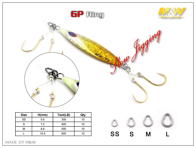 M&W GP Ring Edelstahl - Tackleking